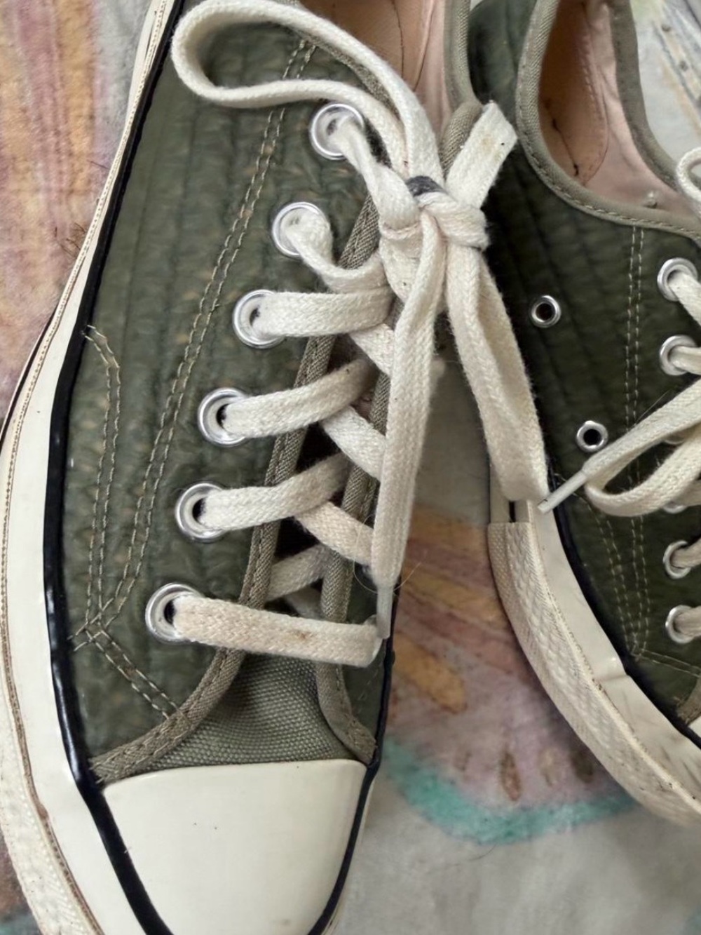 💚 Rare Converse  Khaki Rubber Chuck 70 OX Sneakers from CONVERSE